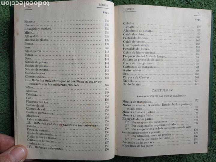 Libros antiguos: Manual completo de cer&aacute;mica. Tomo 1 - Foto 5
