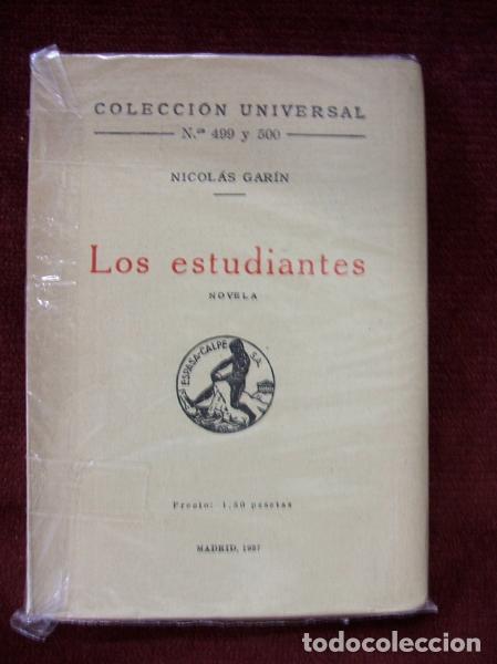 Libros antiguos: GARIN, Nicol&aacute;s - Los estudiantes - Foto 1