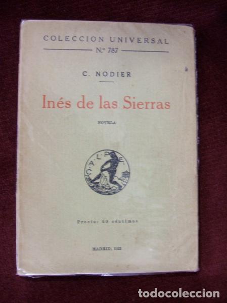 Libros antiguos: NODIER, C. - INES DE LAS SIERRAS. - Foto 1