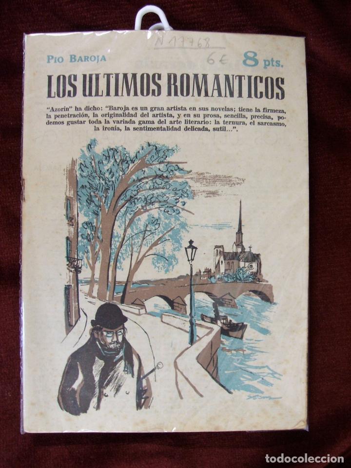 Libros antiguos: Baroja, Pio. - LOS ULTIMOS ROMANTICOS. - Foto 1