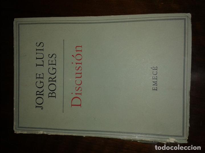Libros antiguos: BORGES, Jorge Luis - DISCUSION - Foto 1