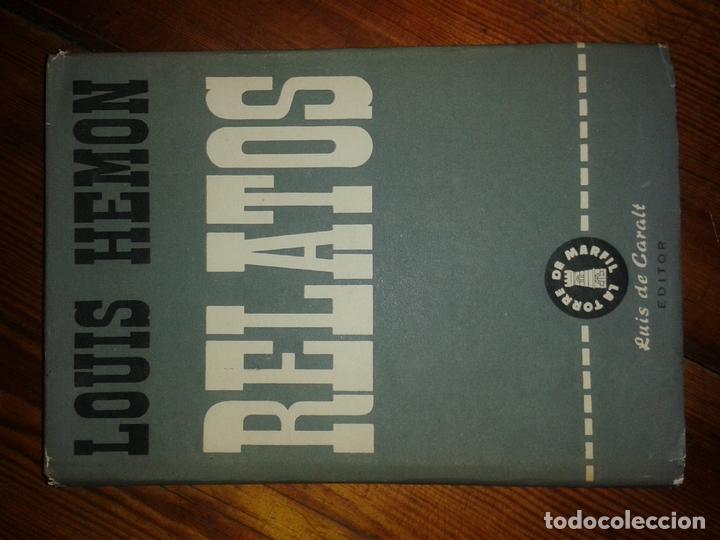 Libros antiguos: HEMON, Louis - RELATOS - Foto 1