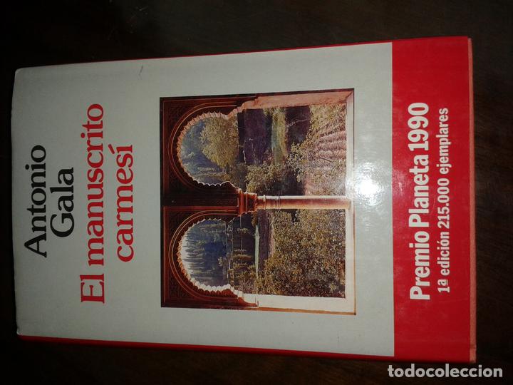 Libros antiguos: GALA, Antonio - EL MANUSCRITO CARMESI - Foto 1