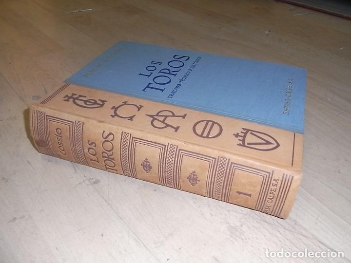 Libros antiguos: Jose Maria de Cossio, Los Toros, Espasa Calpe, 1969, tomo 1 - Foto 1