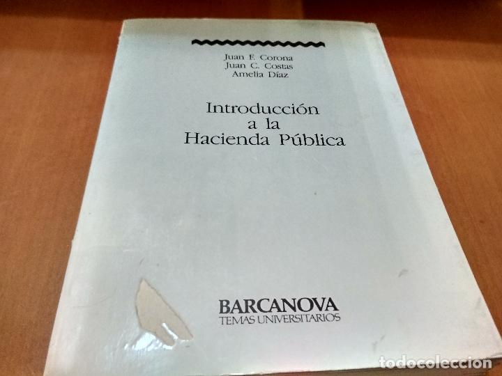 Libros antiguos: Introducci&oacute;n a la hacienda p&uacute;blica - Foto 1
