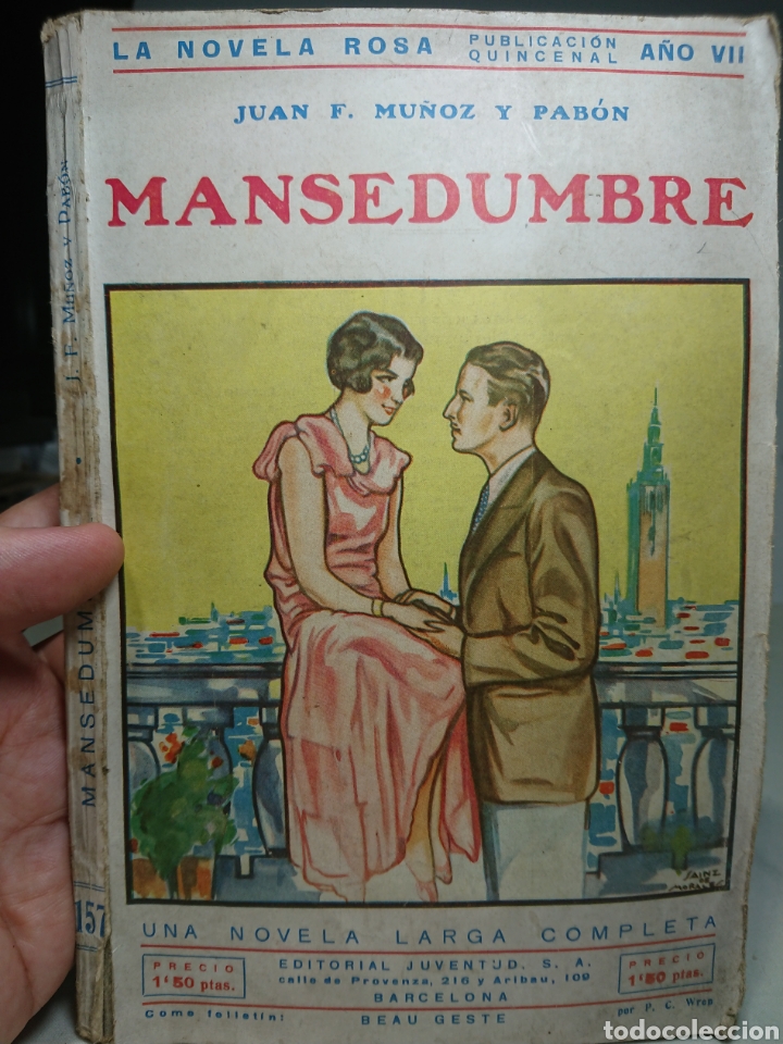 Libros antiguos: Mansedumbre, Novela Rosa, 1930 - Foto 1