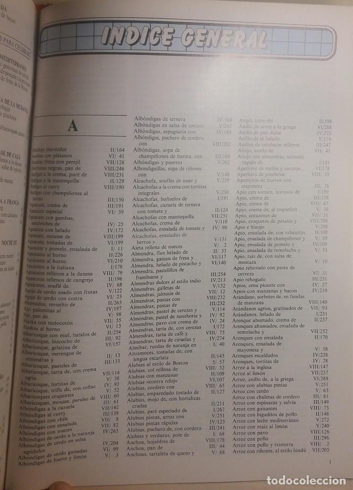 Libros antiguos: La cocina ideal. 8 Volúmenes. Enciclopedia. Ed. Planeta. 1983. Nueva - Foto 10 - 152058086