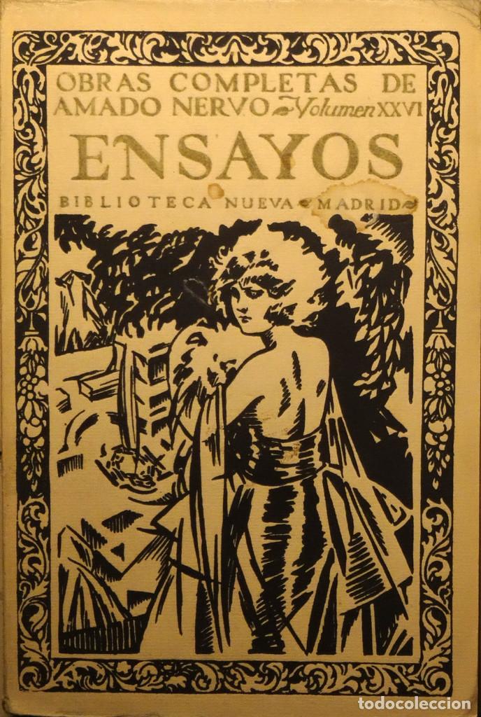 Libros antiguos: ENSAYOS - Amado NERVO - Foto 1