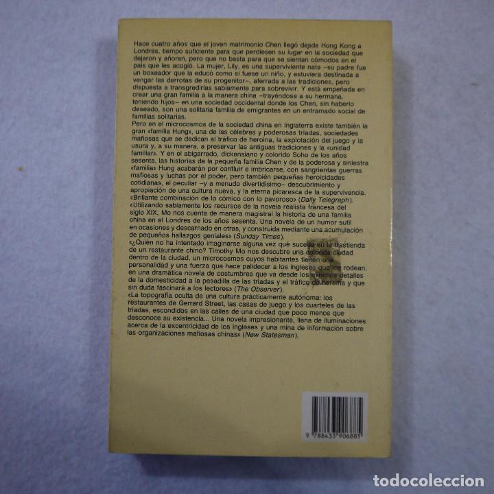 Libros antiguos: AGRIDULCE - TIMOTHY MO - ANAGRAMA - 1995 - Foto 2