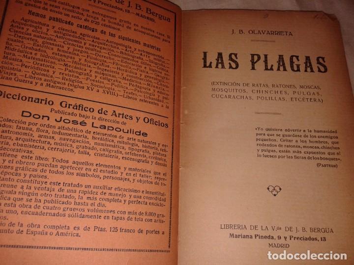 Libros antiguos: LAS PLAGAS, J. B. OLAVARRIETA, B2 - Foto 2