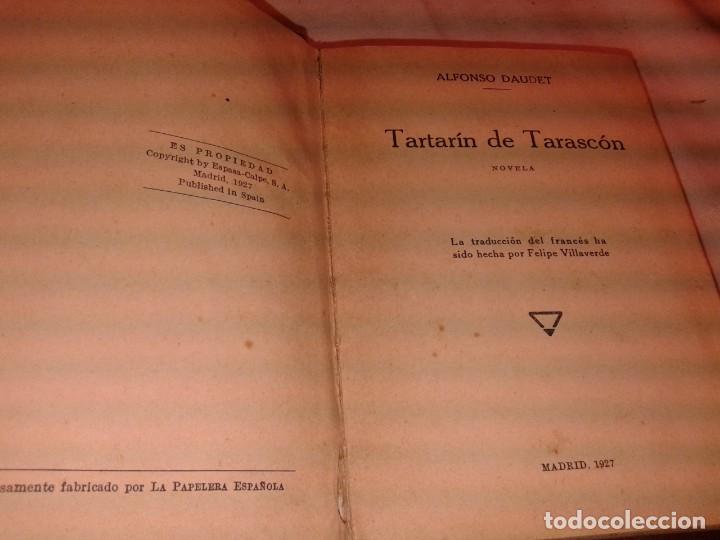 Libros antiguos: TARTARIN DE TARASCON, 1927, EN CASTELLANO, B2 - Foto 2