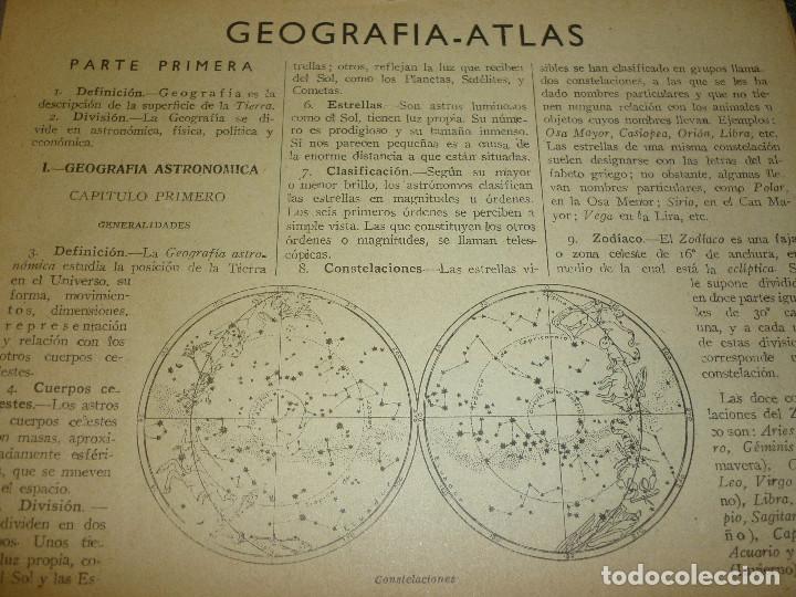 Libros antiguos: GEOGRAFIA-ATLAS DE EDICIONES BRU&Ntilde;O - Foto 4