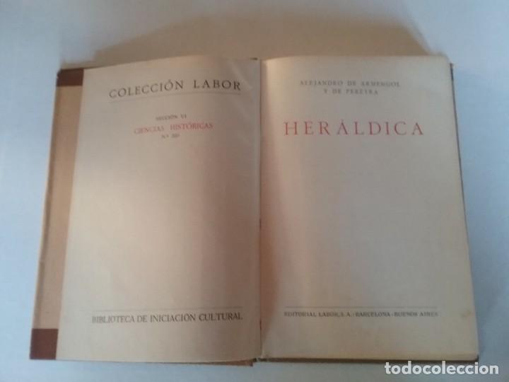 Libros antiguos: Her&aacute;ldica - Foto 2