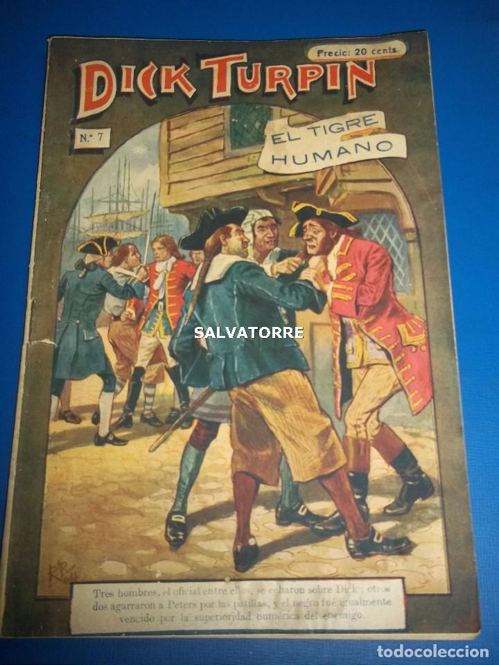 Libros antiguos: DICK TURPIN. EL TIGRE HUMANO.NUMERO 7. - Foto 1