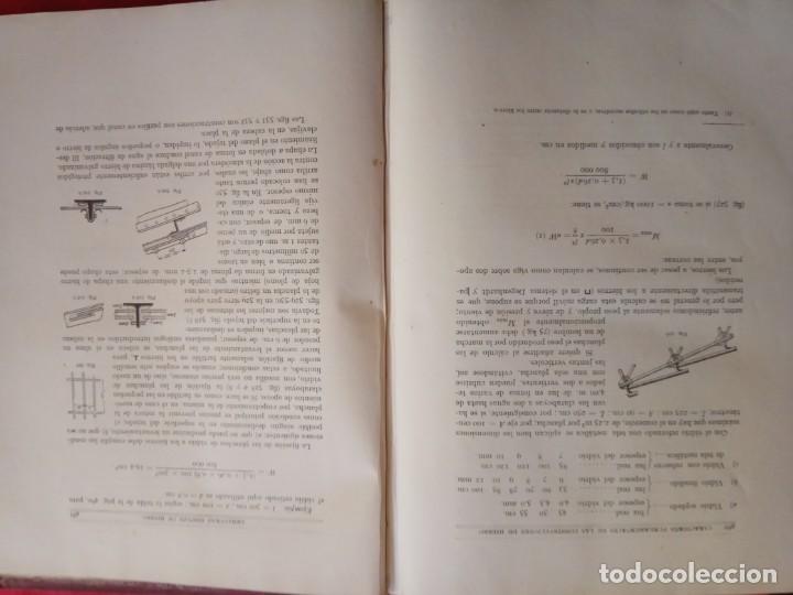 Libros antiguos: TRATADO PR&Aacute;CTICO DE EST&Aacute;TICA DE LAS CONSTRUCCIONES / MAX FOERSTER.1922. - Foto 9
