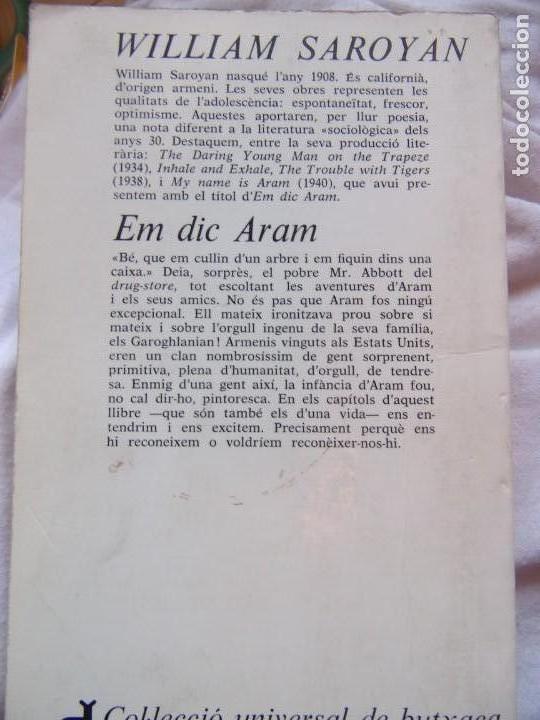 Libros antiguos: EM DIC ARAM - WILLIAM SAROYAN - Foto 2