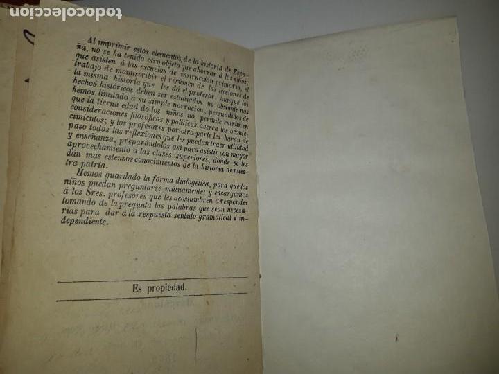 Libros antiguos: LIBRO ELEMENTOS DE LA HISTORIA DE ESPA&Ntilde;A - Foto 4