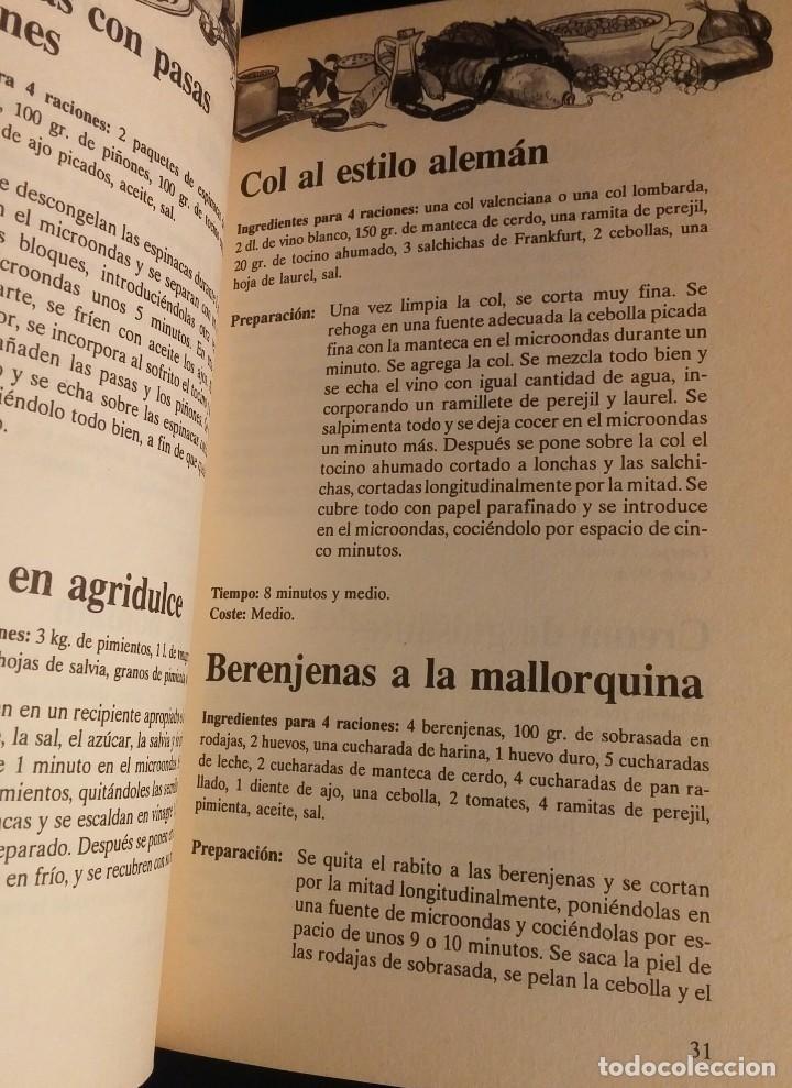 Libros antiguos: Cocinar con microondas. Jes&uacute;s Laredo - Foto 4