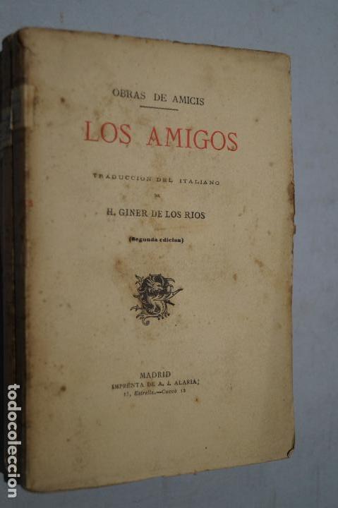 Libros antiguos: LOS AMIGOS. AMICIS. 1885 - Foto 1