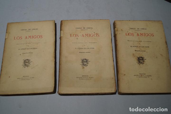 Libros antiguos: LOS AMIGOS. AMICIS. 1885 - Foto 2