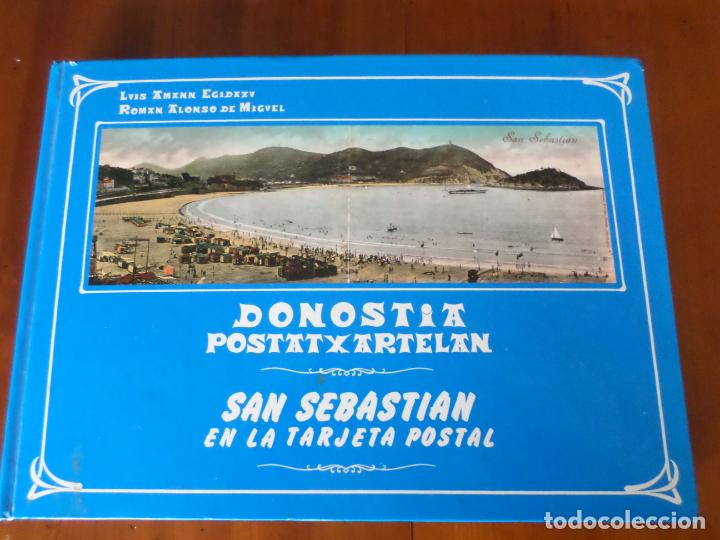Libros antiguos: SAN SEBASTIAN EN LA TARJETA POSTAL - Foto 1