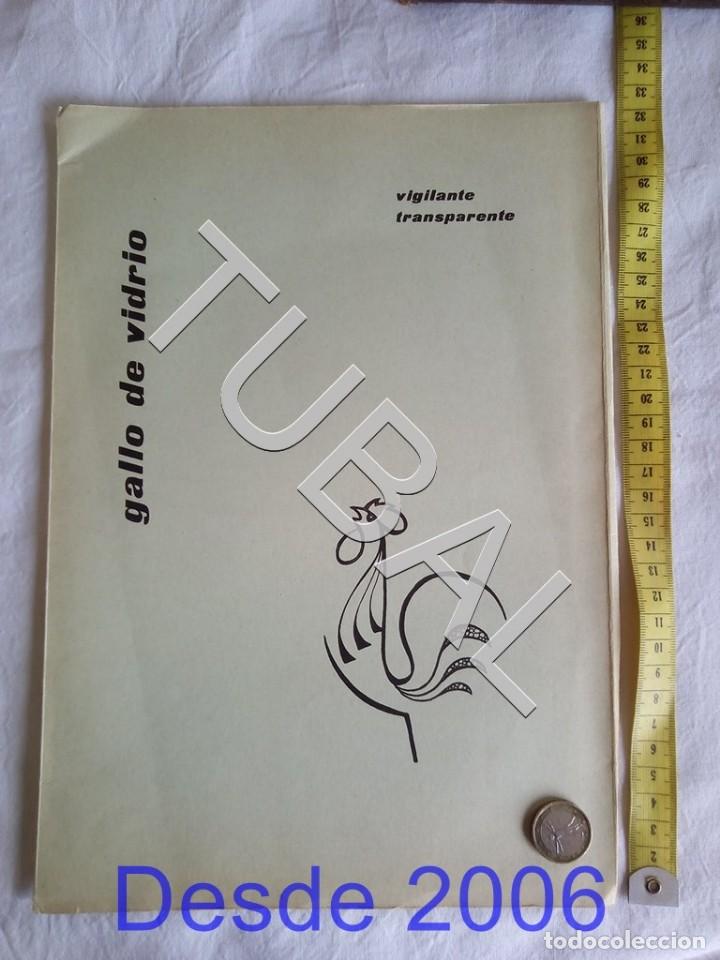 Old books: 1974 EL GALLO DE VIDRIO 22 VIGILANTES TRANSPARENTES JUAN M VILCHES SEVILLA POESIA