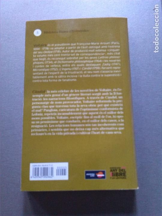 Libros antiguos: C&Agrave;NDID. VOLTAIRE. EL PERI&Oacute;DICO. PROA. CATAL&Agrave;. - Foto 2