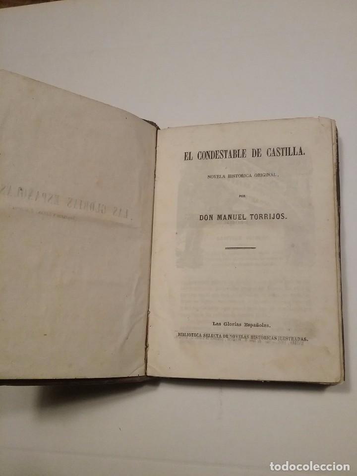 Libros antiguos: El Condestable de Castilla - Foto 3