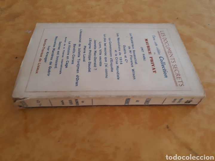 Libros antiguos: Venus au Maroc. Les documents secrets. Maurice Privat. - Foto 3