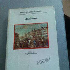 Libros antiguos: ARTÍCULOS - MARIANO JOSÉ DE LARRA. Lote 154504290