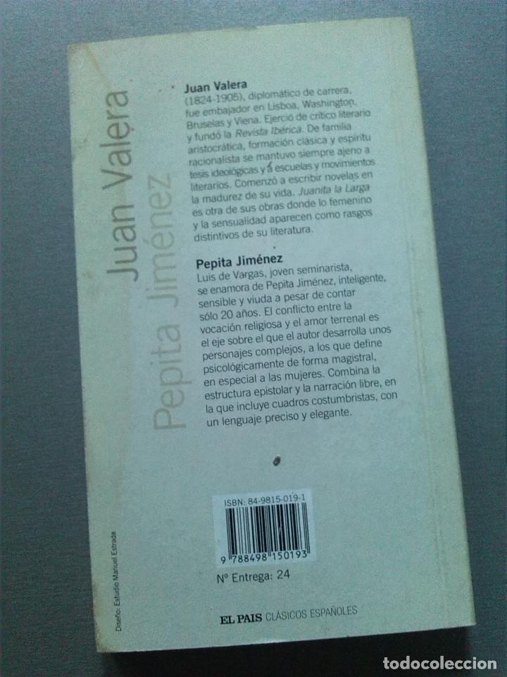Libros antiguos: PEPITA JIM&Eacute;NEZ JUAN VALERA - Foto 2