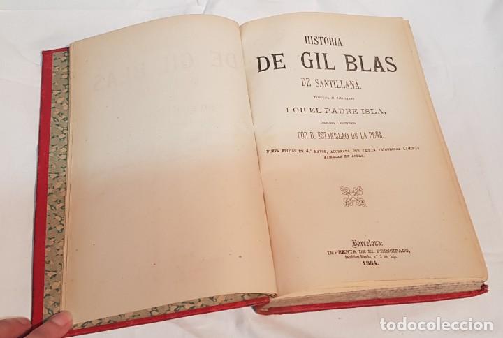 Libros antiguos: HISTORIA DE GIL BLAS 1884 DE SANTILLANA - Foto 1