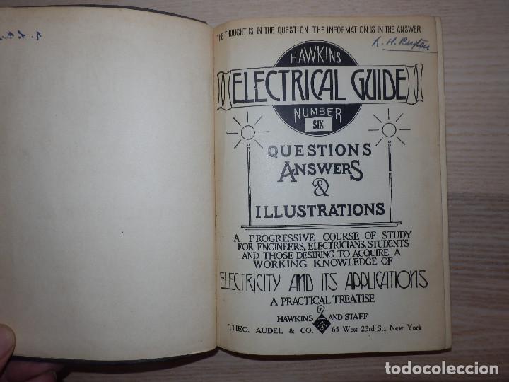 Hawkins Electrical Guide 6 New York 1929 Buy Other Old Books Of Sciences Manuals And Trades At Todocoleccion 154792446