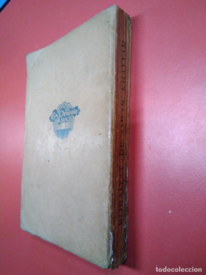 Libros antiguos: Robaiyat. Omar Khayyam. En franc&eacute;s. 1924. - Foto 4