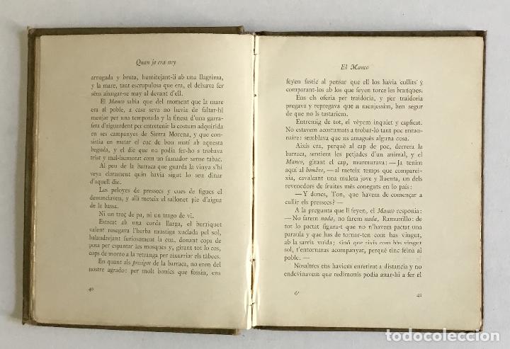 Libros antiguos: QUAN JO ERA NOY. - RIQUER, Alexandre de. - Foto 5