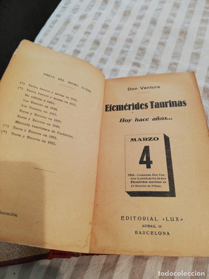 Libros antiguos: HISTORIA ANECD&Oacute;TAS DEL TOREO - Foto 3