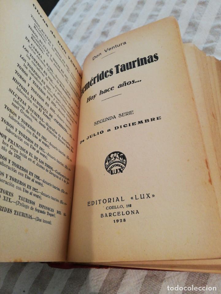 Libros antiguos: HISTORIA ANECD&Oacute;TAS DEL TOREO - Foto 5