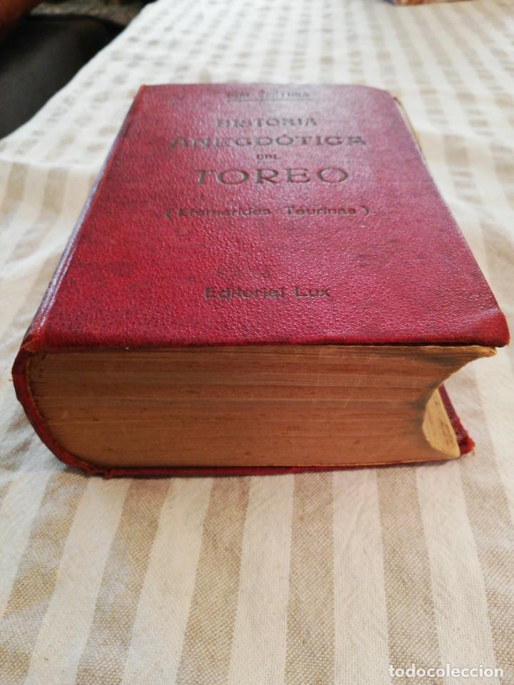 Libros antiguos: HISTORIA ANECD&Oacute;TAS DEL TOREO - Foto 6