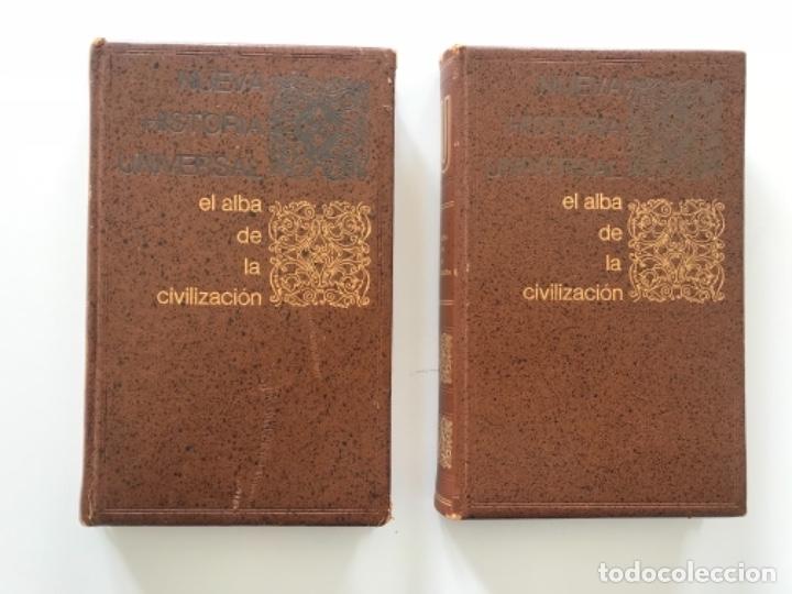 Livros antigos: Carl Grimber El Alba de la Civilizaci&oacute;n tom&oacute; I y II encuadernaci&oacute;n en piel