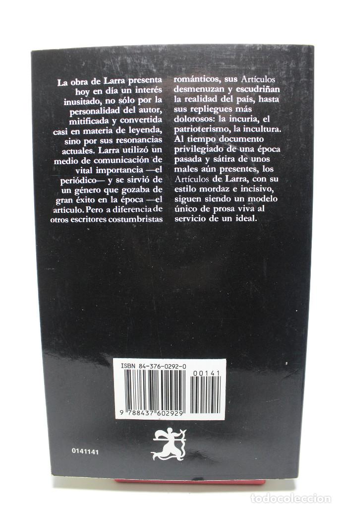 Libros antiguos: ARTICULOS - MARIANO JOSE DE LARRA - Foto 2