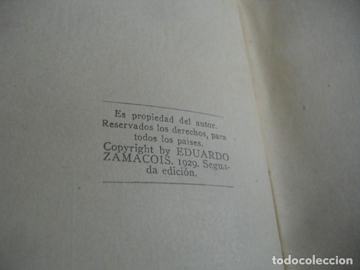 Libros antiguos: Zamacois, Eduardo. Los muertos vivos - Foto 3