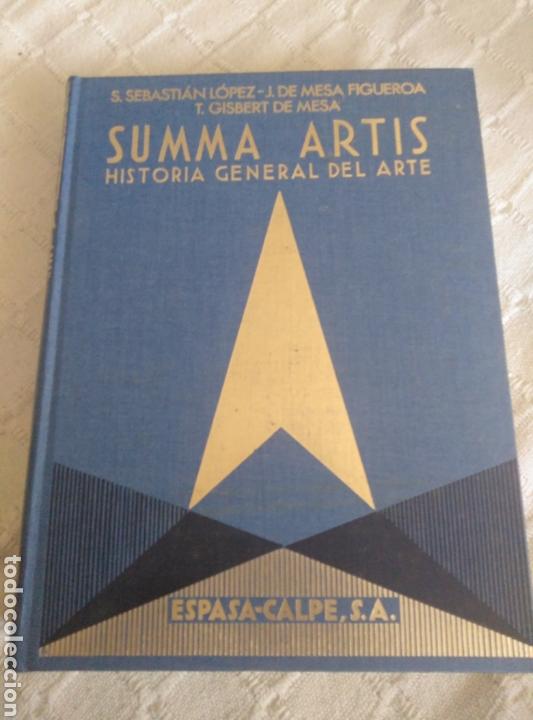 Libros antiguos: Summa Artis - historia general del arte - Foto 1