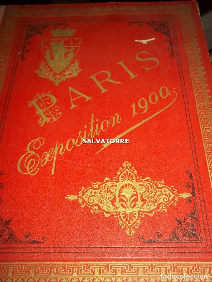 Libros antiguos: PARIS.EXPOSITION 1900. EXPOSICION 1900.GRANDES FOTOGRAFIAS.34 CM X 25&acute;5 CM