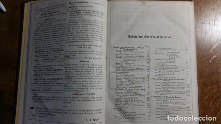 Libros antiguos: Calender f&uuml;r 1852. Illustrirter - Foto 4