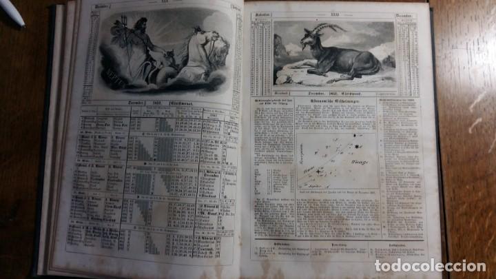 Libros antiguos: Calender f&uuml;r 1852. Illustrirter - Foto 5