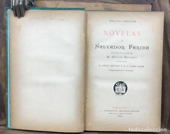 Libros antiguos: NOVELAS. - FARINA, Salvador. - Foto 2