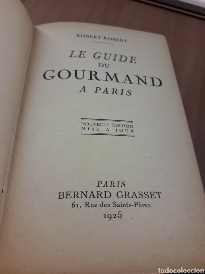 Libros antiguos: Guide du Gourmand - Foto 3
