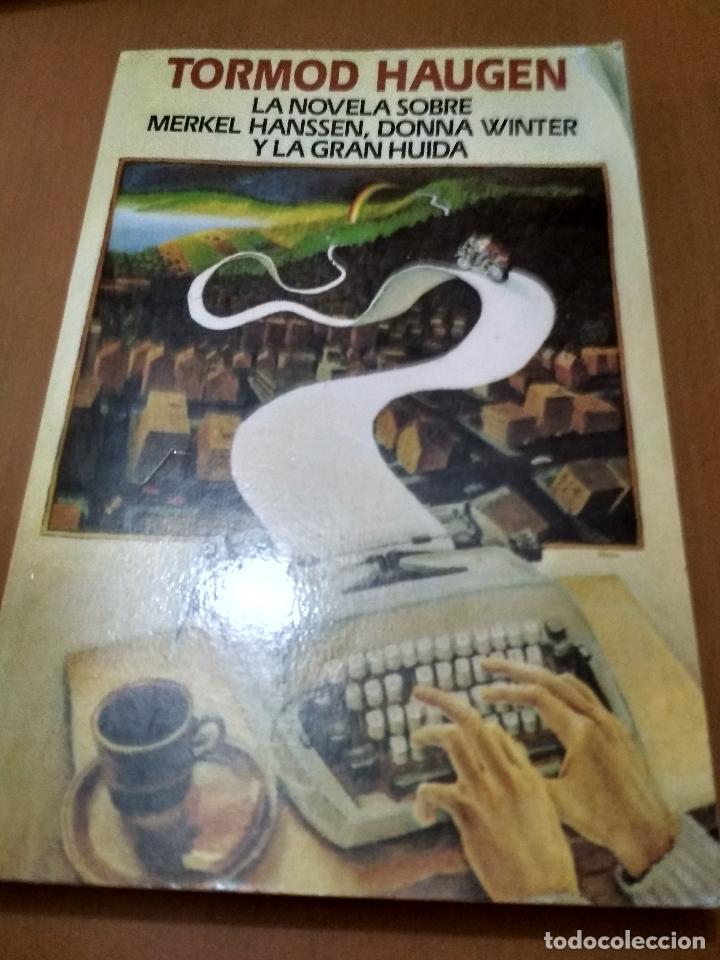 Old books: La novela sobre Merkel Hanssen,Donna winter y la gran huida