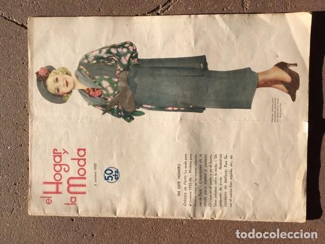 Libros antiguos: EL HOGAR Y LA MODA - Foto 1