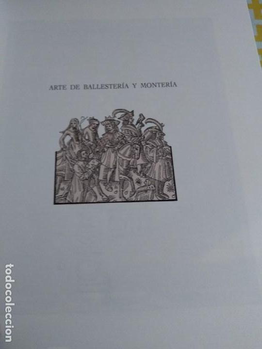 Libros antiguos: Edici&oacute;n numerada Arte de Ballesteria y Monter&iacute;a - Foto 3